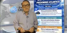 Meteo Giuliacci: &laquo;Piogge totali e nubifragi fino a domenica, crollano le temperature. Poi rispunta l'anticiclone delle Azzorre&raquo;. Ecco quando torna il sole
