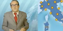 Temperature sotto i 25 gradi, poi nuova risalita: il meteo di Mario Giuliacci fino alla fine di settembre