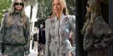 Laila Hasanovic incanta alla Milano Fashion Week: sfila con un look mozzafiato, l'abito trasparente e la scollatura. E Sinner non c'&egrave;