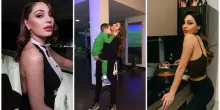 Anna Tatangelo, la casa raffinata a Roma: i lampadari a sospensione in cucina, il salotto ampio e luminoso, il tetto con la testiera soffice e la poltrona in pelle