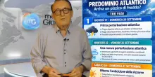 Meteo Giuliacci: &laquo;Nuova perturbazione con temporali e crollo delle temperature&raquo;. Nel weekend torna l'anticiclone e caldo fino a 30 gradi