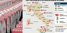 Petrolio, la mappa delle raffinerie (in crisi) in Italia: negli ultimi trent?anni chiuse la met&agrave; e capacit&agrave; ridotta del 17%