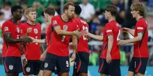 Croazia-Inghilterra 0-7: dominio inglese nel segno di Kane e Saka. Tutti i risultati di Nations League