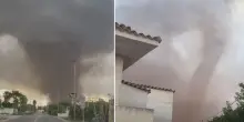 Maltempo, doppia tromba marina nel Trapanese: feriti e danni, allerta arancione in Lazio e Campania