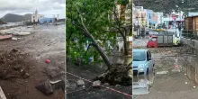 Maltempo, allerta meteo in 10 regioni. Temporale a Lipari, fango in strade e case allagate. Evacuati tre appartamenti a Mergellina per una frana