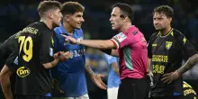 Napoli-Frosinone, rigore ripetuto: Palmisani para su Hojlund ma poi segna De Bruyne, cosa &egrave; successo