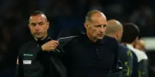 Massimiliano Allegri, lo spettacolo parte nella sua panchina: quando la sua giacca sparisce