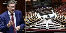 Giorgetti, Aula deserta per l'intervento: 6 deputati della maggioranza, il doppio del centrosinistra. &laquo;Nuvoloni all'orizzonte. Proseguiamo su consolidamento&raquo;
