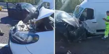 Incidente sull'autostrada A2, tamponamento a catena: quattro veicoli coinvolti e sette feriti