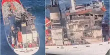 Petroliera di San Marino in fiamme nel Mar Nero, colpita da droni russi. &laquo;Sette marinai ancora dispersi&raquo;