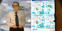 Meteo, Giuliacci: &laquo;Ciclone atlantico in arrivo, porter&agrave; temporali gi&agrave; oggi. E domani crollo temperature fino a 5 gradi&raquo;