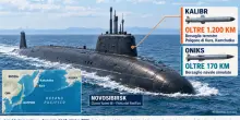 Putin, prove di guerra dal sottomarino nucleare: missile colpisce obiettivo a 1.200 km di distanza