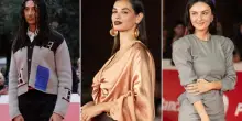 Festa del Cinema di Roma, pagelle look: Chillemi regina con una blusa champagne (10), Arisa chic in grigio (9), Ghali in cardigan (6), Gialappa's band casual (4)