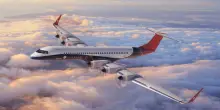 E9X, cos'&egrave; l'aereo ?sovrappeso? a batteria che trasporta fino a 90 passeggeri con un'autonomia di 1.000 chilometri