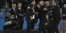 Allegri, l'espulsione e il nervosismo. Poi l'attacco alla Roma: &laquo;Vi hanno messo la Champions in tasca&raquo;. Il club giallorosso: &laquo;Inopportuno&raquo;