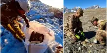 Dolomiti, centinaia di bombe e proiettili della Prima Guerra Mondiale riemergono dai ghiacciai. &laquo;Se trovate un ordigno, fate foto e chiamate l'Esercito&raquo;