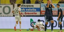 Virtus Entella-Avellino 1-1: Adamo al 94' evita la sconfitta dei biancoverdi, decisivi i cambi di Nesta