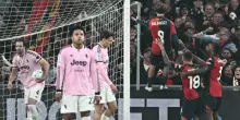 Genoa-Juventus 2-0, le pagelle: Baldanzi (7,5) incide, Ehizibue (7) primo gol col Grifone, Kalulu e Bremer (4,5)