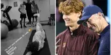 Jannik Sinner si allena in palestra: la foto (inedita) di coach Cahill svela due notizie sul futuro