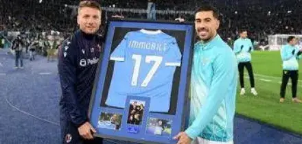 Lazio, giornata speciale all'Olimpico per Ciro Immobile, per consegna maglia centinaia di migliaia like
