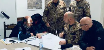 Frana Niscemi, primi interventi dell'Esercito