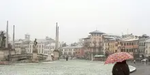 Neve sulla pianura veneta, ma senza accumuli a terra