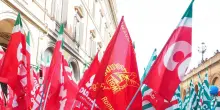 Cgil Cisl Uil in piazza a Marghera per 'il lavoro dignitoso'