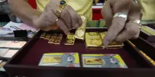 L'oro sale ancora, prezzo spot a 3.614 dollari