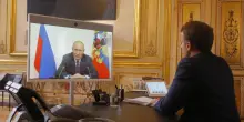 Cremlino, 'Putin ha parlato al telefono con Macron'