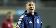 Calcio: l'8 giugno Under 21 con l'Albania, in panchina Nunziata