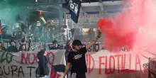 Flotilla: corteo Torino contro cordone polizia in stazione