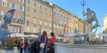 Manifestazione pro Pal nella Trieste in festa per Barcolana