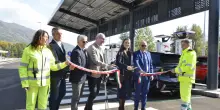 Inaugurata la prima stazione autostradale solo elettrica