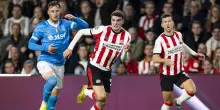 Champions: Psv Eindhoven - Napoli 6-2