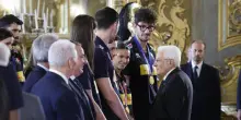 A Mattarella medaglie, pallone e maglie autografate Italvolley