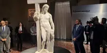 Il Cristo risorto di Michelangelo esposto a Palazzo dei Normanni