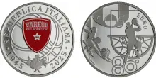 Una moneta celebra gli 80 anni della Pallacanestro Varese