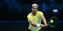 Atp Finals: Alcaraz-Sinner 4-4 nel secondo set. Jannik ha vinto il primo 7-6DIRETTA e FOTO