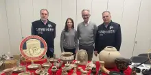 Restituiti 98 reperti archeologici, da etruschi a Magna Grecia
