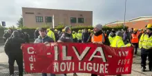 Ex Ilva: a Novi sciopero, assemblea, corteo improvvisato