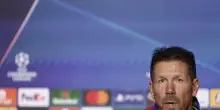 Champions League, Simeone: 'Inter grande squadra, un giorno la allenerò'
