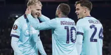 Europa League: Bologna-Salisburgo 4-1