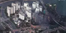Spento dopo quasi 48 ore il violento incendio di Hong Kong