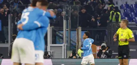 Serie A: in campo Roma-Napoli 0-1 DIRETTA e FOTO