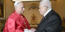 Il Papa incontra Abu Mazen: 'Perseguire la soluzione a due Stati'