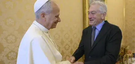 Il Papa ha ricevuto in Vaticano Robert De Niro