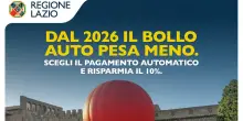Bollo auto, nel Lazio possibile la domiciliazione bancaria