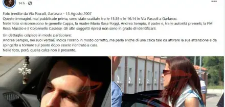 Le foto di Sempio davanti a casa Poggi il giorno della morte
