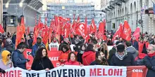 Cgil, adesione allo sciopero al 68%, mezzo milione in piazza