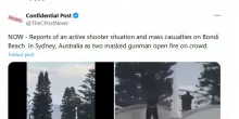 Media, 'almeno dieci i morti a Bondi Beach'